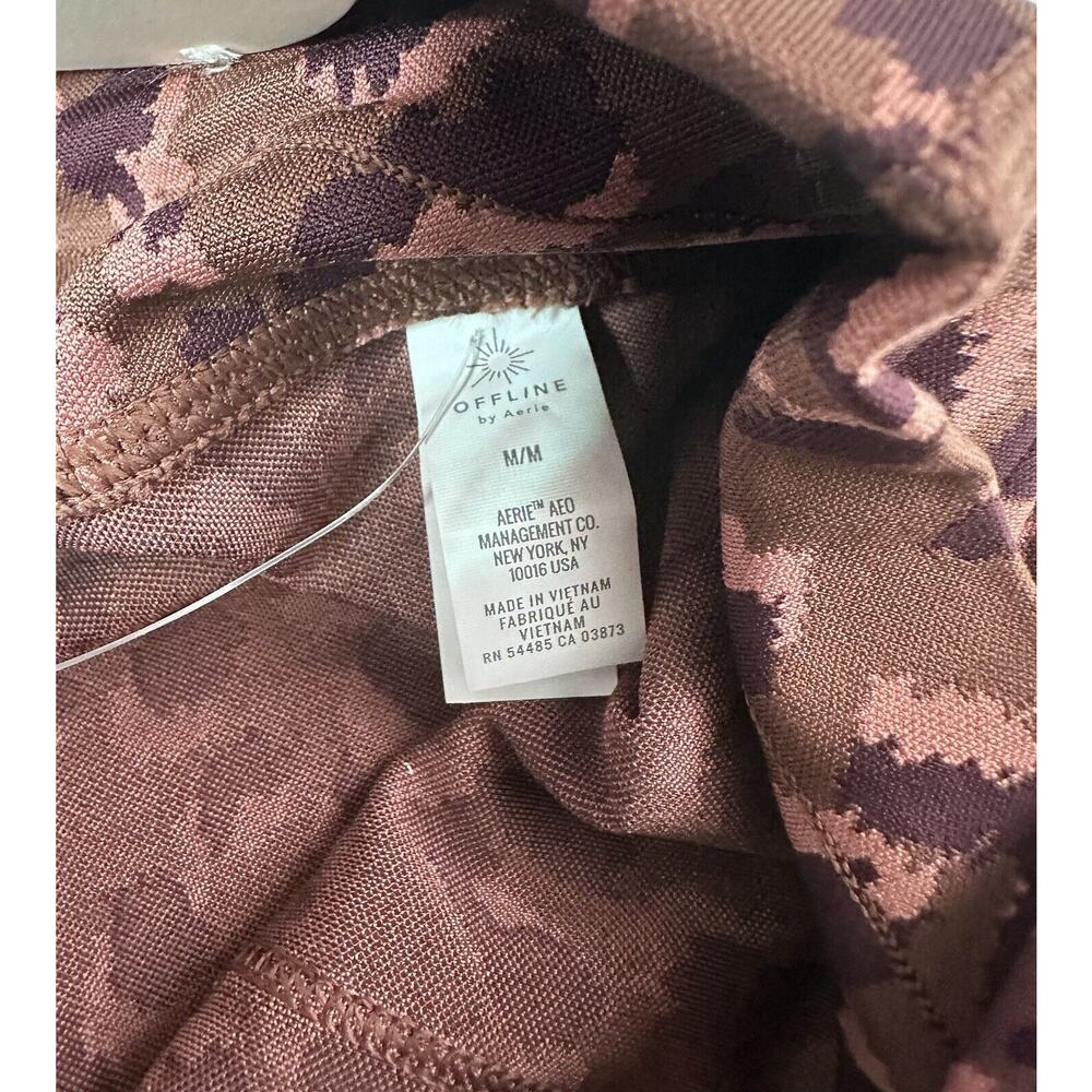 NWT Offline by Aerie Womens Hi-Rise Legging Pockets Drawstring Maroon Size XL M - Picture 8 of 15